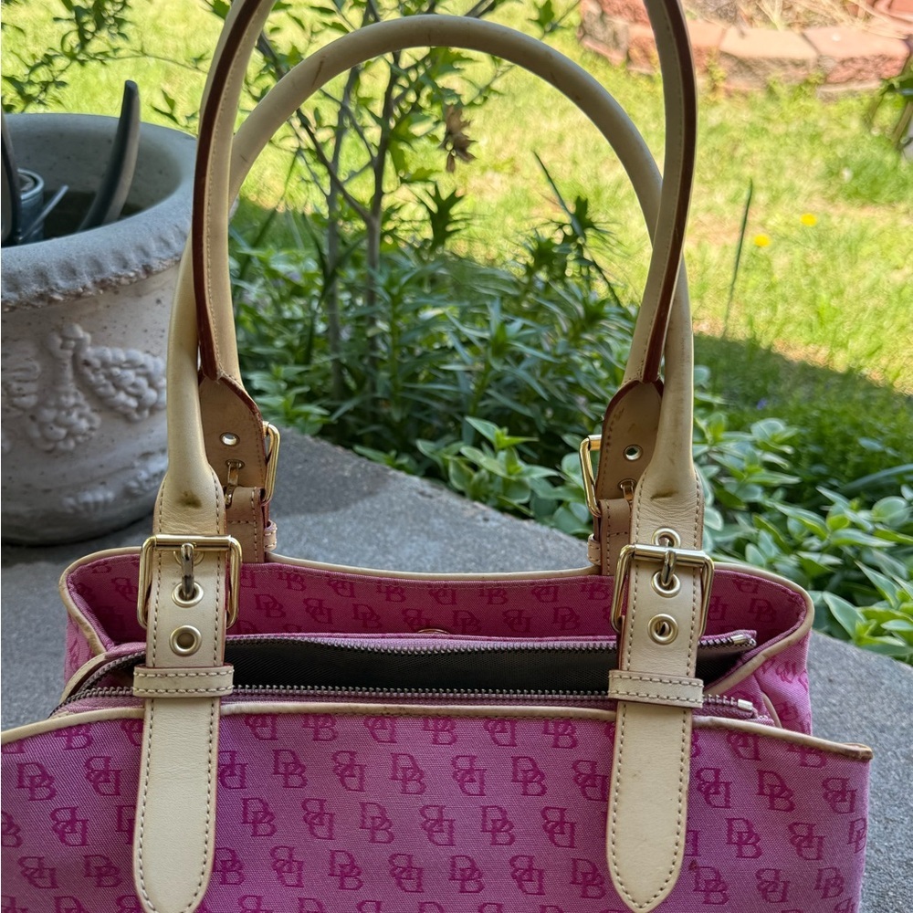 Authentic Dooney & Bourke Pink Tote Bag - Picture 2 of 16